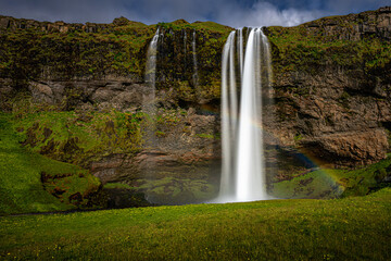 view of Seljalandfoss Waterfalls