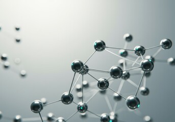 Obraz premium Abstract Molecular Network