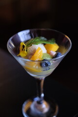 beautiful Appetizer, fruit, salad