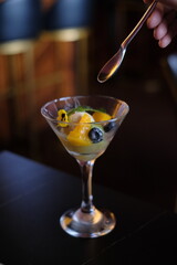 beautiful Appetizer, fruit, salad