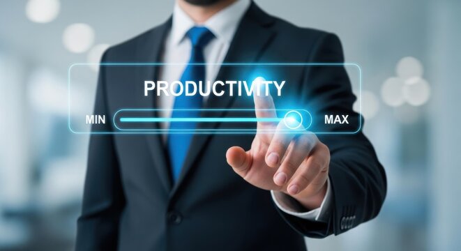 Maximizing productivity with a slider interface