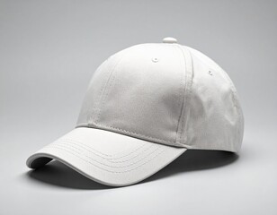 Fototapeta premium White baseball cap clothing isolated vector illustration on white background