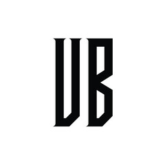 VB monogram logo design letter text name symbol monochrome logotype alphabet character simple logo