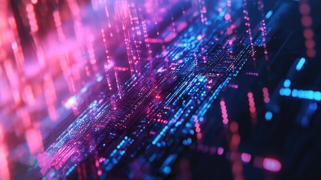 bstrct dreamy style with a glitching cpu