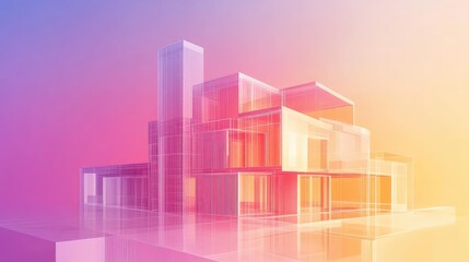 visualization smooth gradient style chart of property value x ray