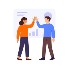 Friendly Morning Office Greeting Smile