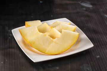 Fresh ripe sweet juicy melon