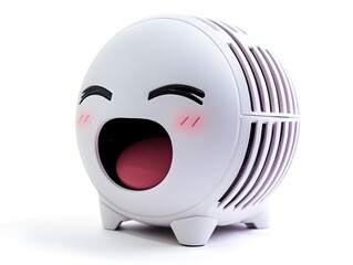 Cute Smiling Cartoon Style Mini Heater for Cozy Indoor Spaces