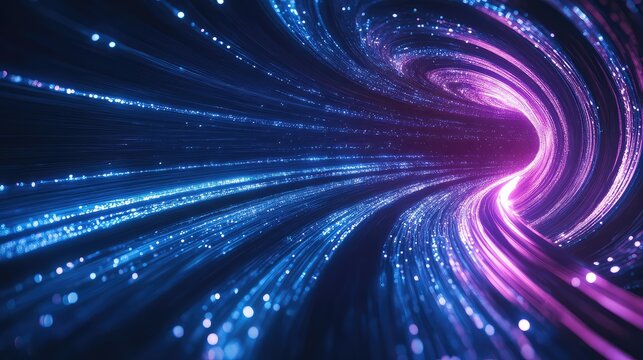 template glowing style zoom presentation slide