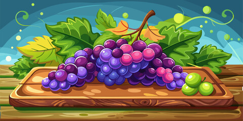 Premium Grape Graphic - Minimalist Cartoon Illustration
Bring a touch of elegance and playfulness with this cartoon purple grape illustration. The modern, eye-catching design is perfect for any icon.
