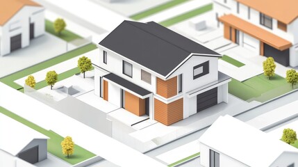 property focusing on a tidy real estate flyer infographic