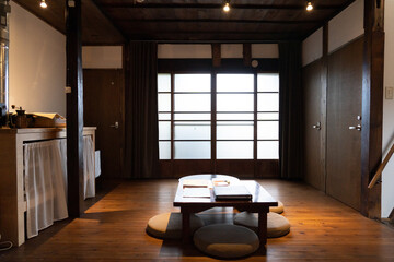 古民家宿　蔟屋　千代菊の居間