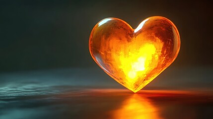 heillumation illuminating heart in 3d render style