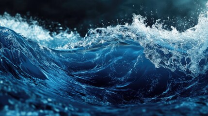 material liquid wave absorption style