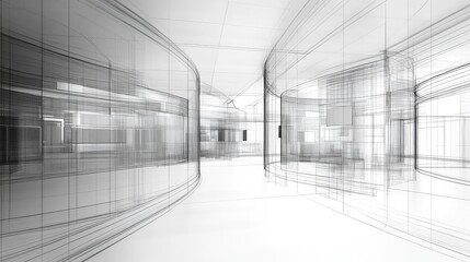 Fototapeta premium ui collapsing call center wireframe design
