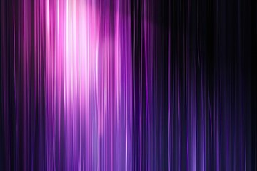 Abstract image featuring vertical streaks of vibrant purple and pink hues, gradually darkening towards the edges, creating a dynamic, luminous effect
