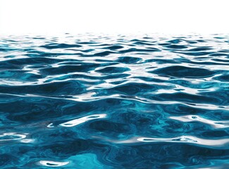 Deep teal water, rippled surface, subtle texture