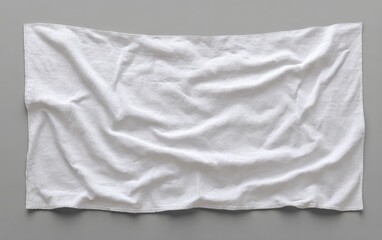 Obraz premium White fabric draped, folded and soft