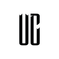 VC monogram logo design letter text name symbol monochrome logotype alphabet character simple logo