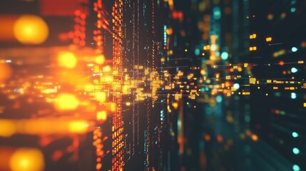 visualization glitch style exploded view of genomic map