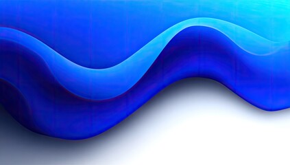 Abstract wavy blue background
