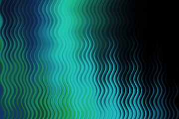 Abstract teal and emerald green wavy pattern dynamic flowing lines moody lighting background