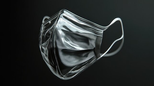 rotting hyper detailed style of a rotating surgical mask