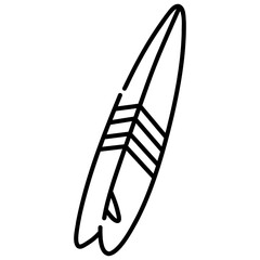 surfboard vector icon