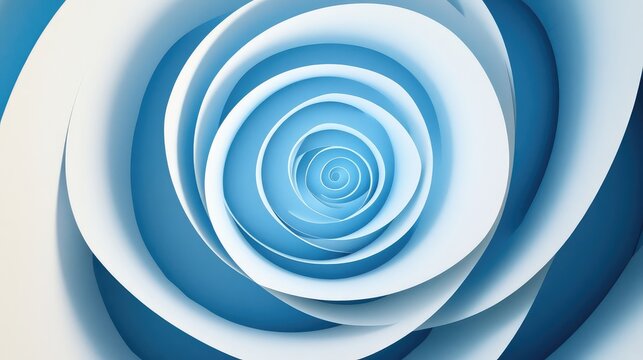 crft contract paper cut in a spiraling style