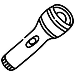 flashlight vector icon