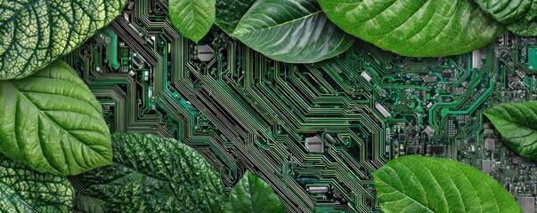 Green Tech: Nature's Embrace of Circuitry