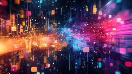 Obraz premium reaction abstract depiction of the chemical compound glit