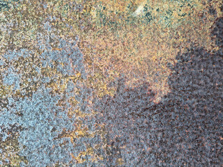 Rusty Metal Surface Close-Up Background