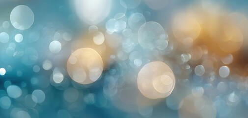 The mesmerizing bokeh effect creates an enchanting abstract background in soft colors.