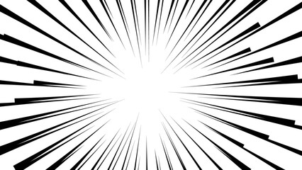 Obraz premium vector illustration of an abstract background, white background Converging line effect video - 1