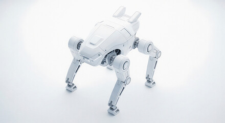 Fototapeta premium Futuristic robot horse designed for advanced exploration and transportation in diverse environments