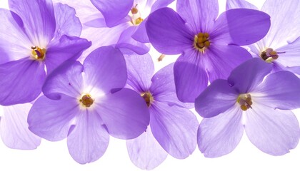Close-up of many delicate purple flowers