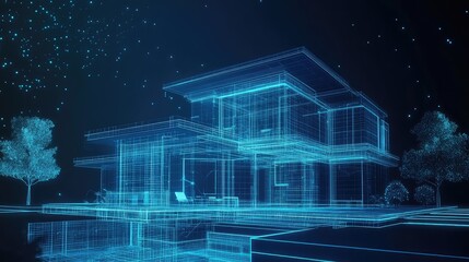 design stylized animation of a real estate listing