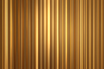 Obraz premium Golden vertical stripes with metallic texture and elegant appearance