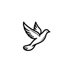 dove of peace vector illustration