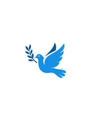 dove with peace sign