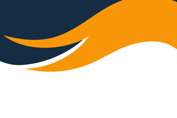 vector illustration of an orange moon