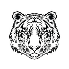 Tiger line art.eps