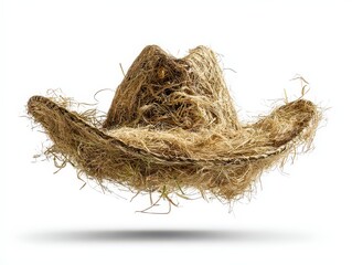 Abstract Straw Cowboy Hat