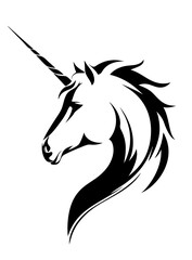 black and white horse head