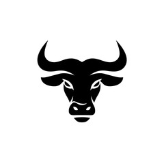 bull isolated on white