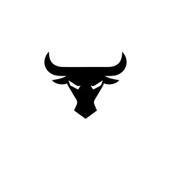 vector illustration of a bull