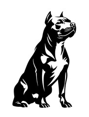 white tiger vector illustration