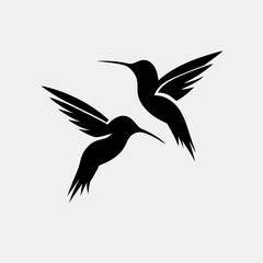 vector illustration of a flying bird
