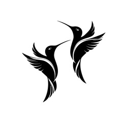 bird, eagle, vector, silhouette, wing, flying, animal, 